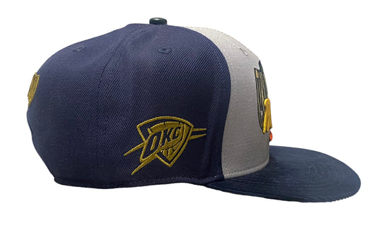OKC Thunder Pro Standard 2 Tone SnapBack Hat Gray UV