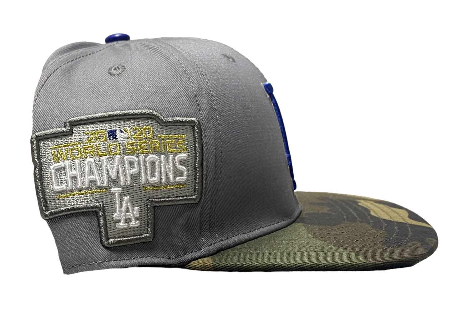 New MLB Los Angeles Dodgers Pro Standard 2 Tone SnapBack Hat Flat Camo Brim 950