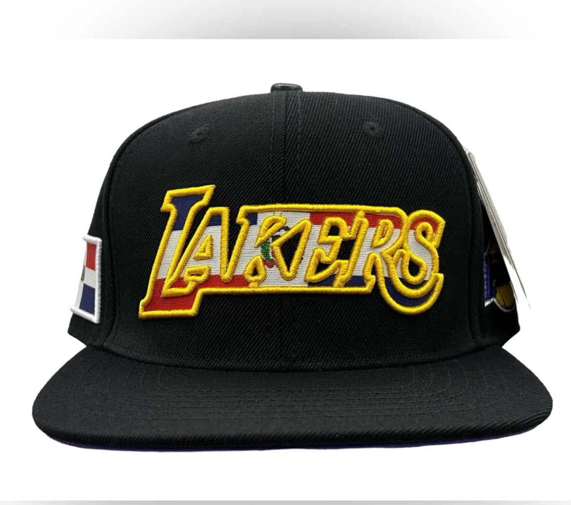NBA Los Angeles Lakers Pro Standard Dominca Republica Snapback Hat