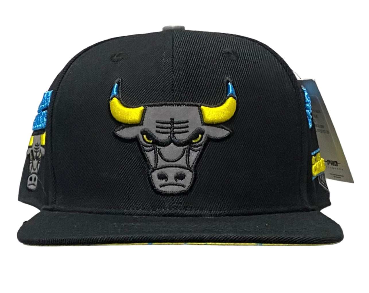 NEW NBA Chicago Bulls Pro Standard Big Bull Logo Paint Splatter UV