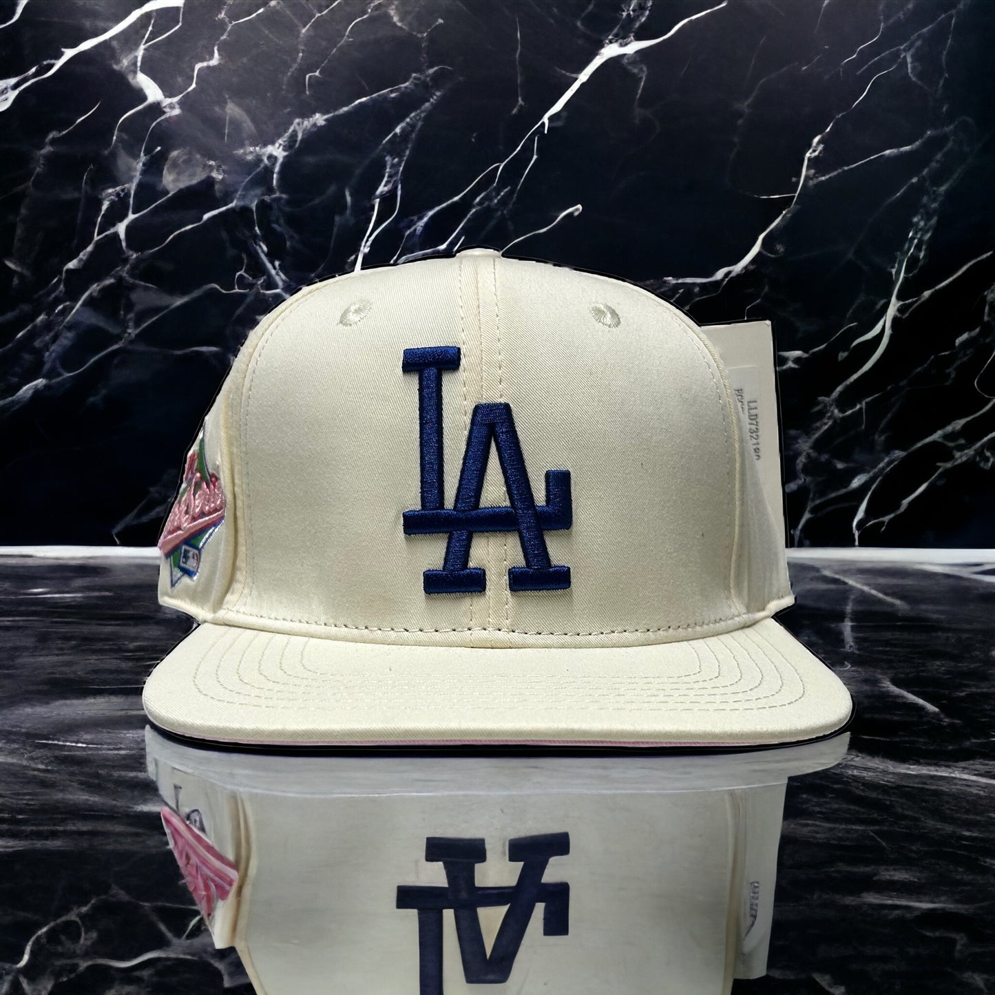 NEW Los Angeles Dodgers PRO STANDARD 1988 World Series Patch SnapBack Pink UV