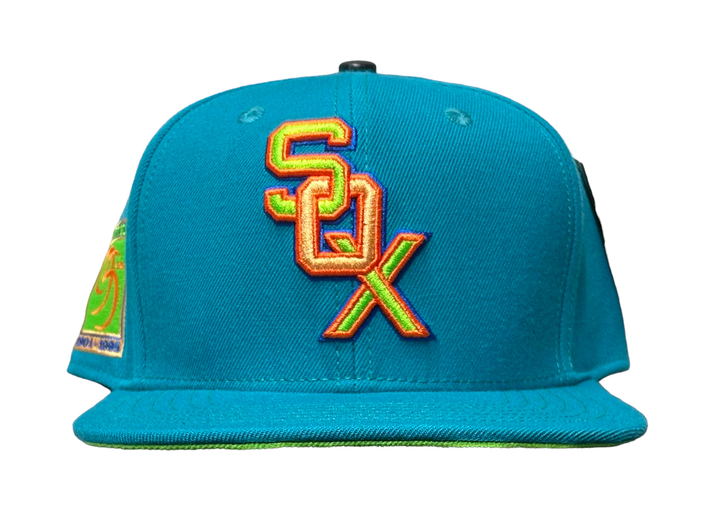 NEW Chicago White Sox Pro Standard Teal SnapBack Hat 95th Anniversary Neon UV