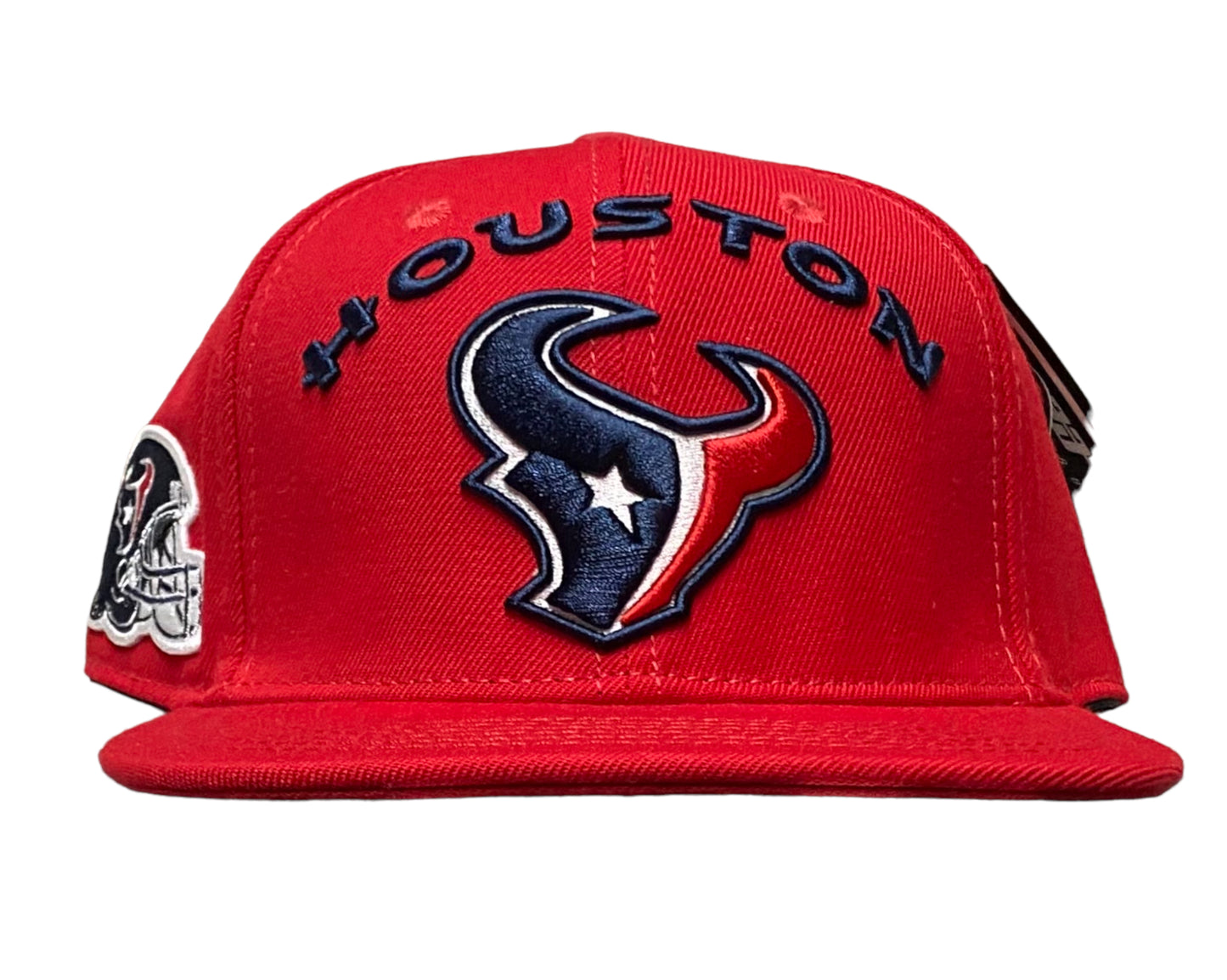 New Houston Texans Red Big Tex Logo Pro Standard Red Side Helmet Patch