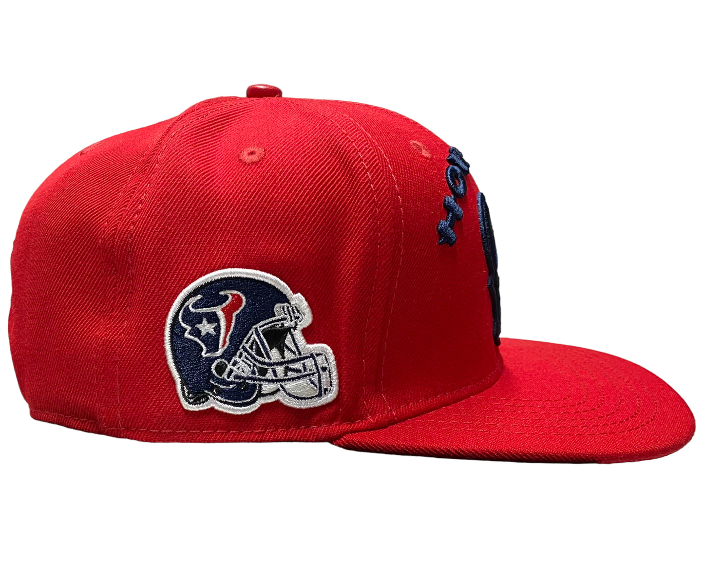 New Houston Texans Red Big Tex Logo Pro Standard Red Side Helmet Patch