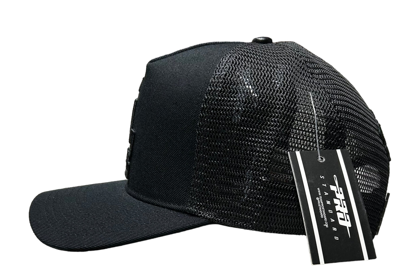 NEW MLB Los Angeles Dodgers Triple Black Truck SnapBack Curved Brim