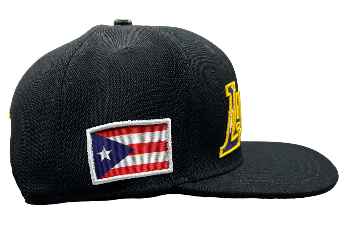 NEW Los Angeles Lakers PRO STANDARD Black SnapBack Puerto Rico Purple UV Cap