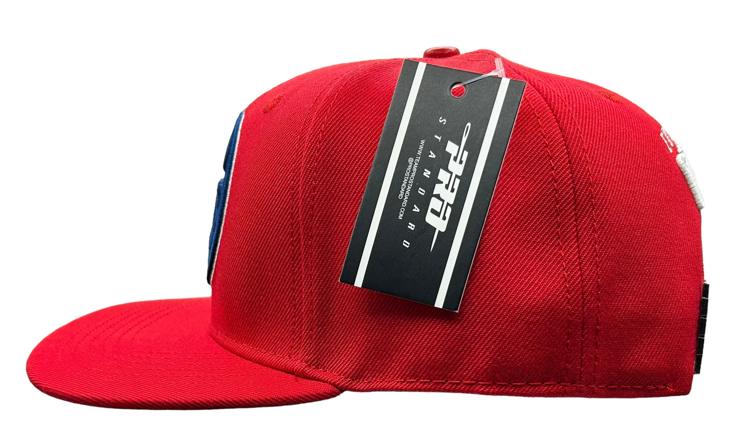 NEW Edmonton Oilers Red Wool SnapBack Hat NHL Official Hockey Cap Flat Brim