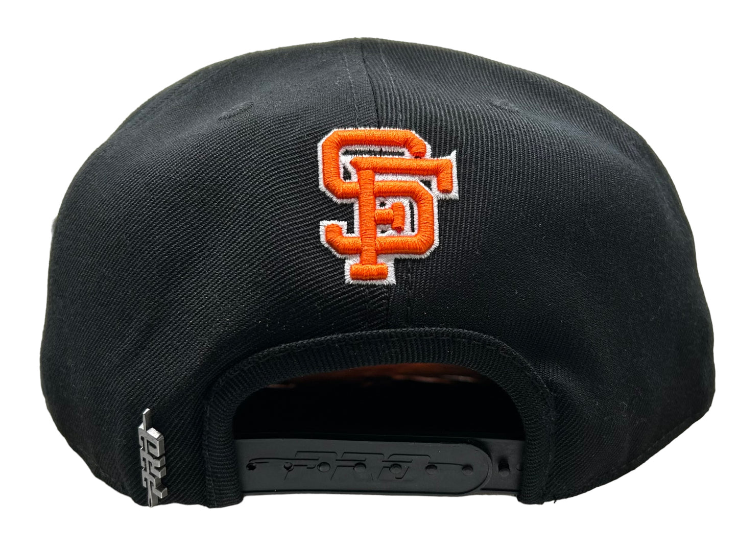 NEW San Francisco Giants PRO STANDARD BLACK SNAPBACK HAT FLAT BRIM VAP ORANGE UV