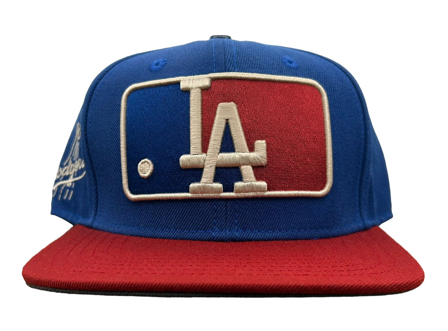 NEW MLB Los Angeles Dodgers PRO STANDARD 2 Tone SnapBack Hat Flat Brim Cap