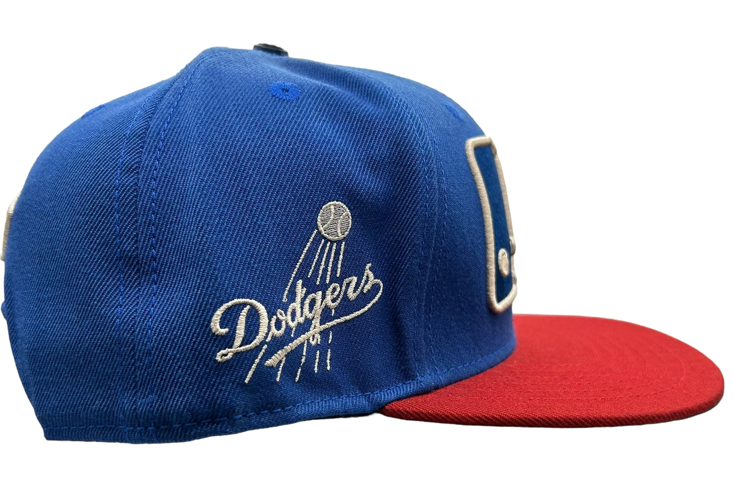 NEW MLB Los Angeles Dodgers PRO STANDARD 2 Tone SnapBack Hat Flat Brim Cap