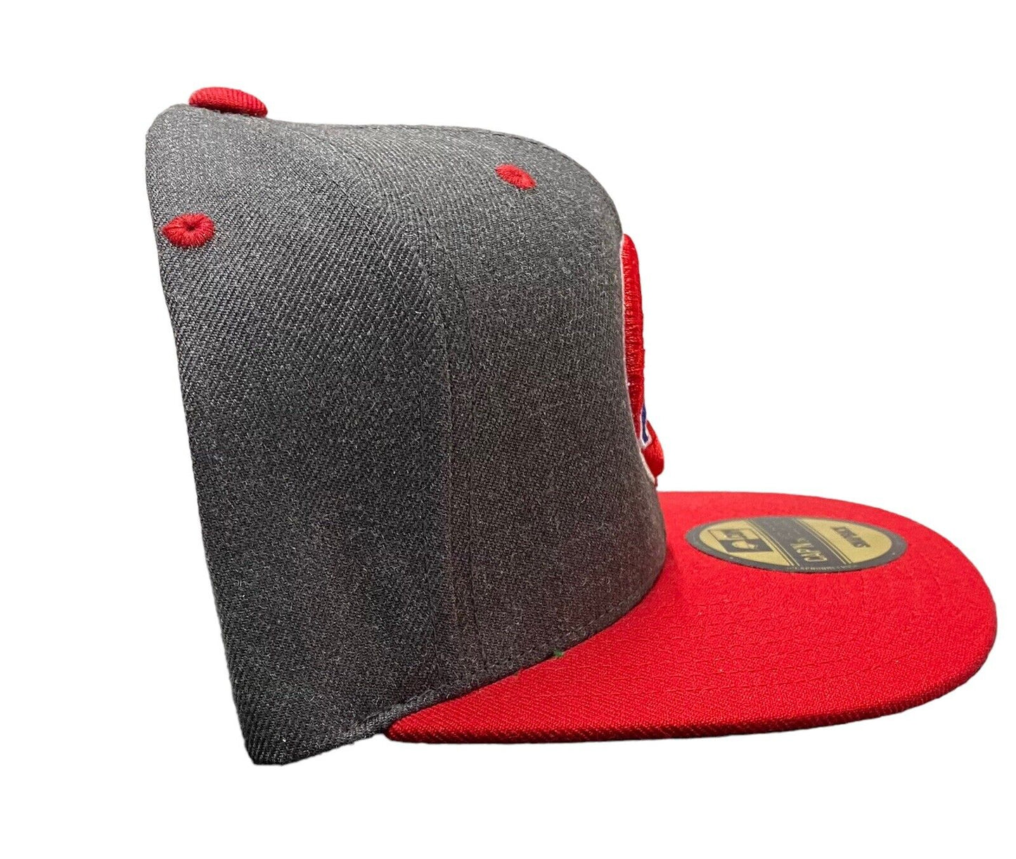 NEW Chicago Cubs Capn On Melrose SnapBack Hat Gray Red Green UV Mens Adjustable