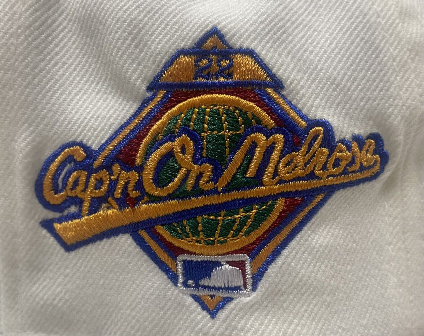 NEW Capn On Melrose Detroit Tigers SnapBack Hat White Green UV Adjustable Cap