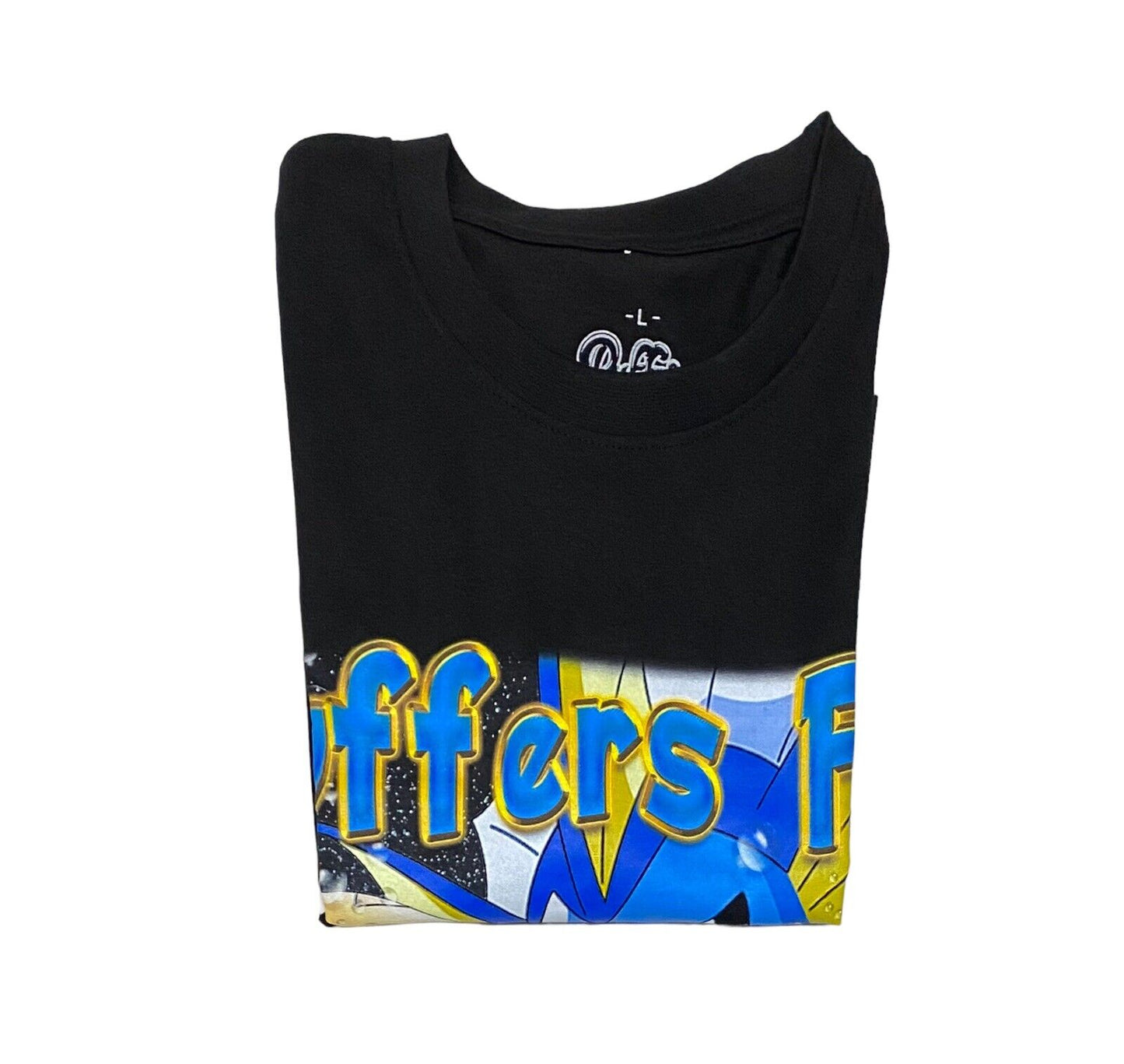 NEW Capn On Melrose Pokémon Type T Shirt Puffers FTW Sz Large Black Defect