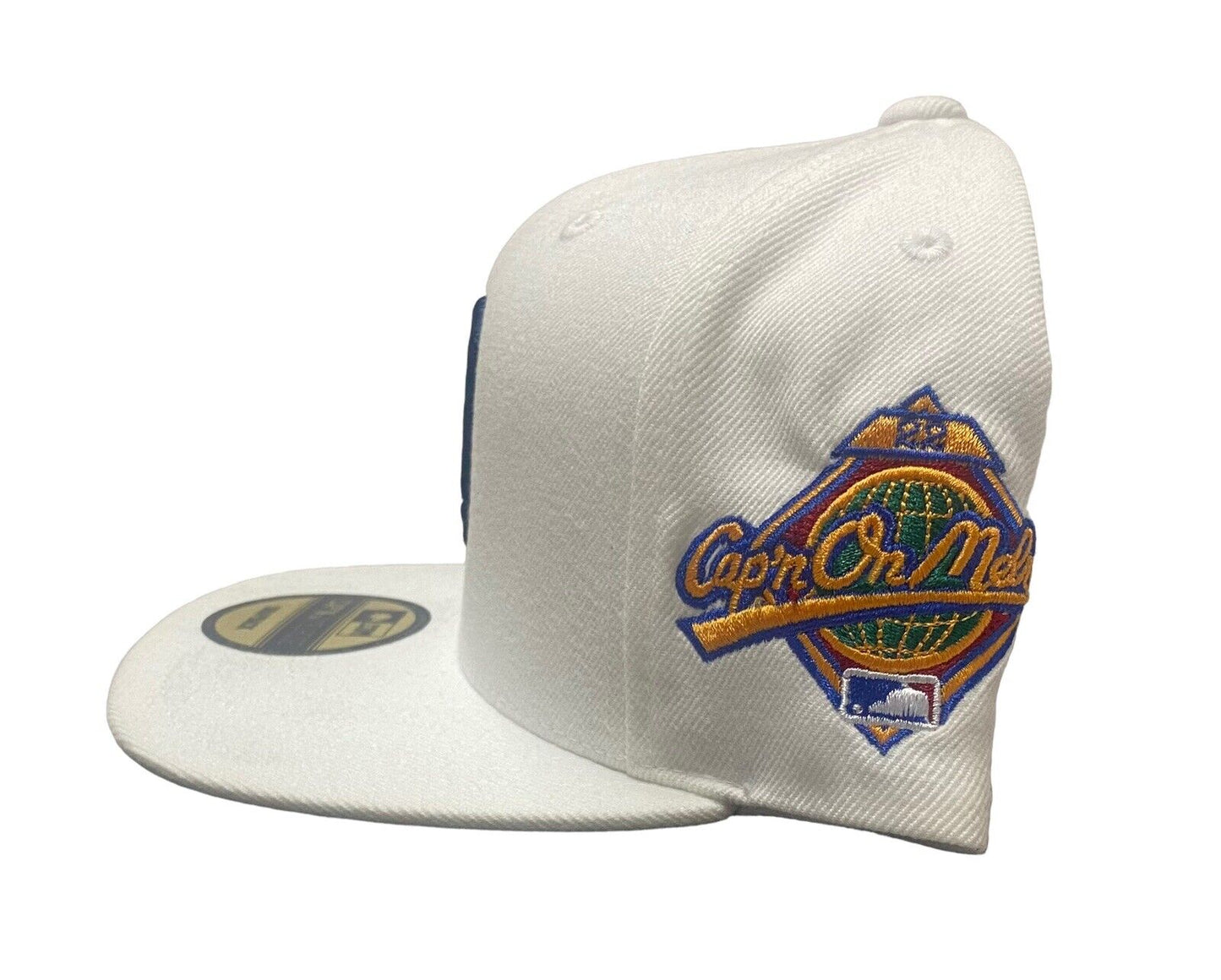 NEW Capn On Melrose Detroit Tigers SnapBack Hat White Green UV Adjustable Cap