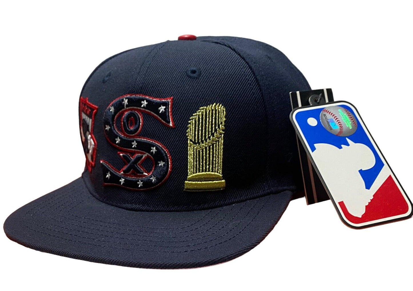 NEW PRO STANDARD ACC CHICAGO WHITE SOX RETRO CITY Navy Snapback Hat Pink UV