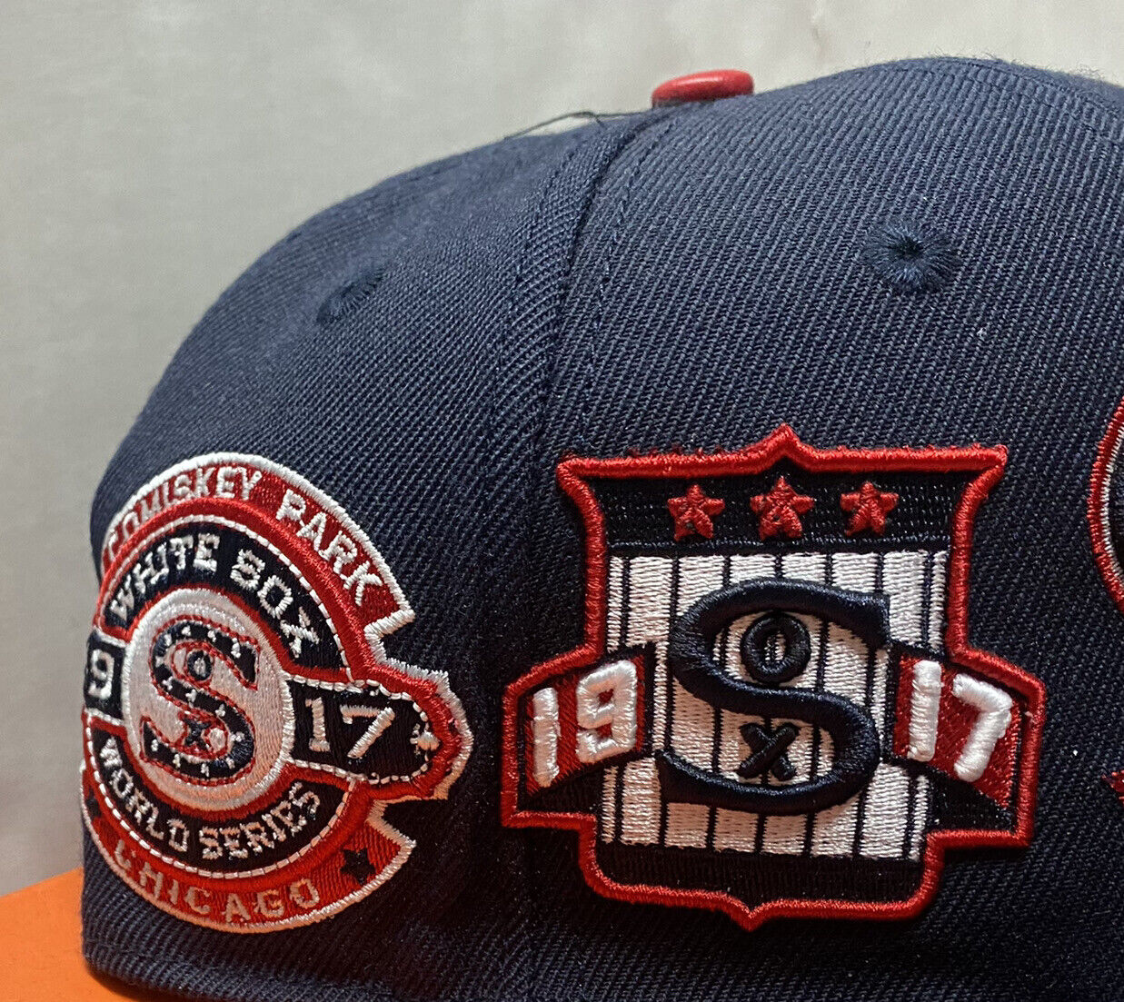 NEW PRO STANDARD ACC CHICAGO WHITE SOX RETRO CITY Navy Snapback Hat Pink UV