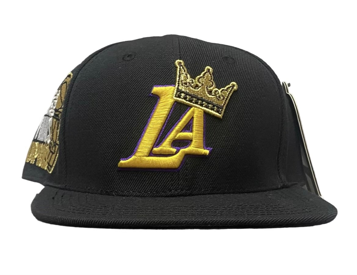 Los Angeles Lakers 2020 Finals Champions Black SnapBack Hat