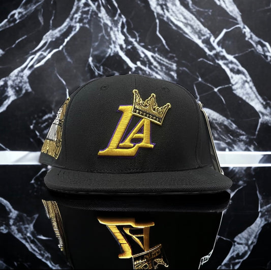 Los Angeles Lakers 2020 Finals Champions Black SnapBack Hat