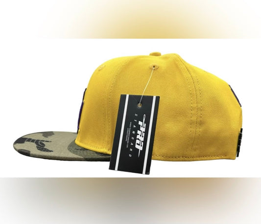 NBA Los Angeles Lakers Pro Standard 2 Tone Camo Brim