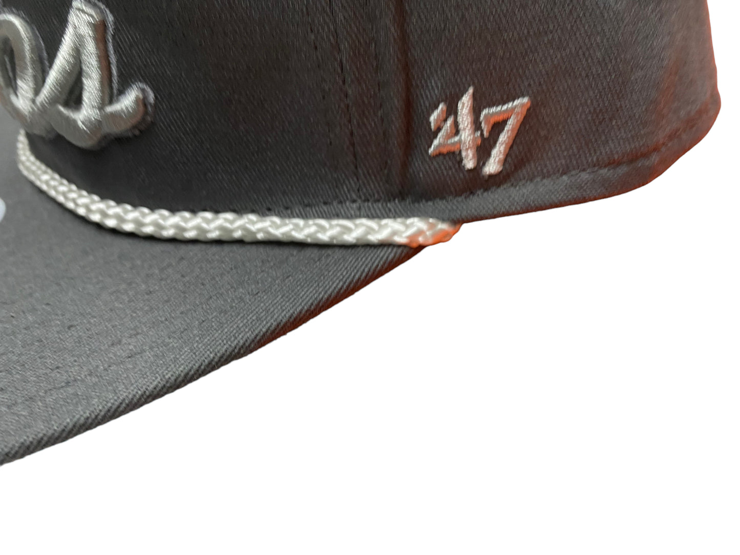 47 Brand Chicago Cubs Hitch Charcoal Rope Snapback Hat