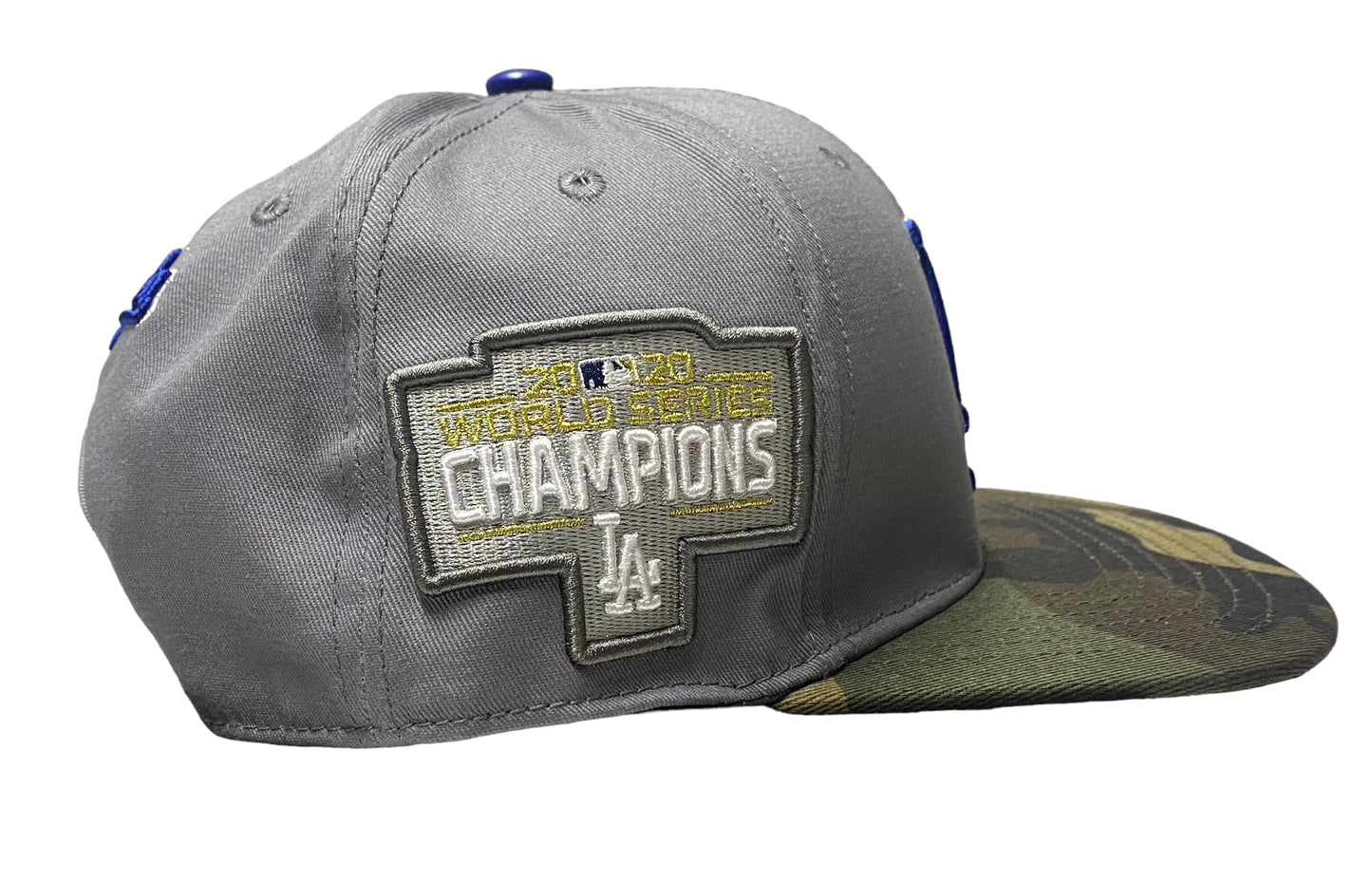 New MLB Los Angeles Dodgers Pro Standard 2 Tone SnapBack Hat Flat Camo Brim 950