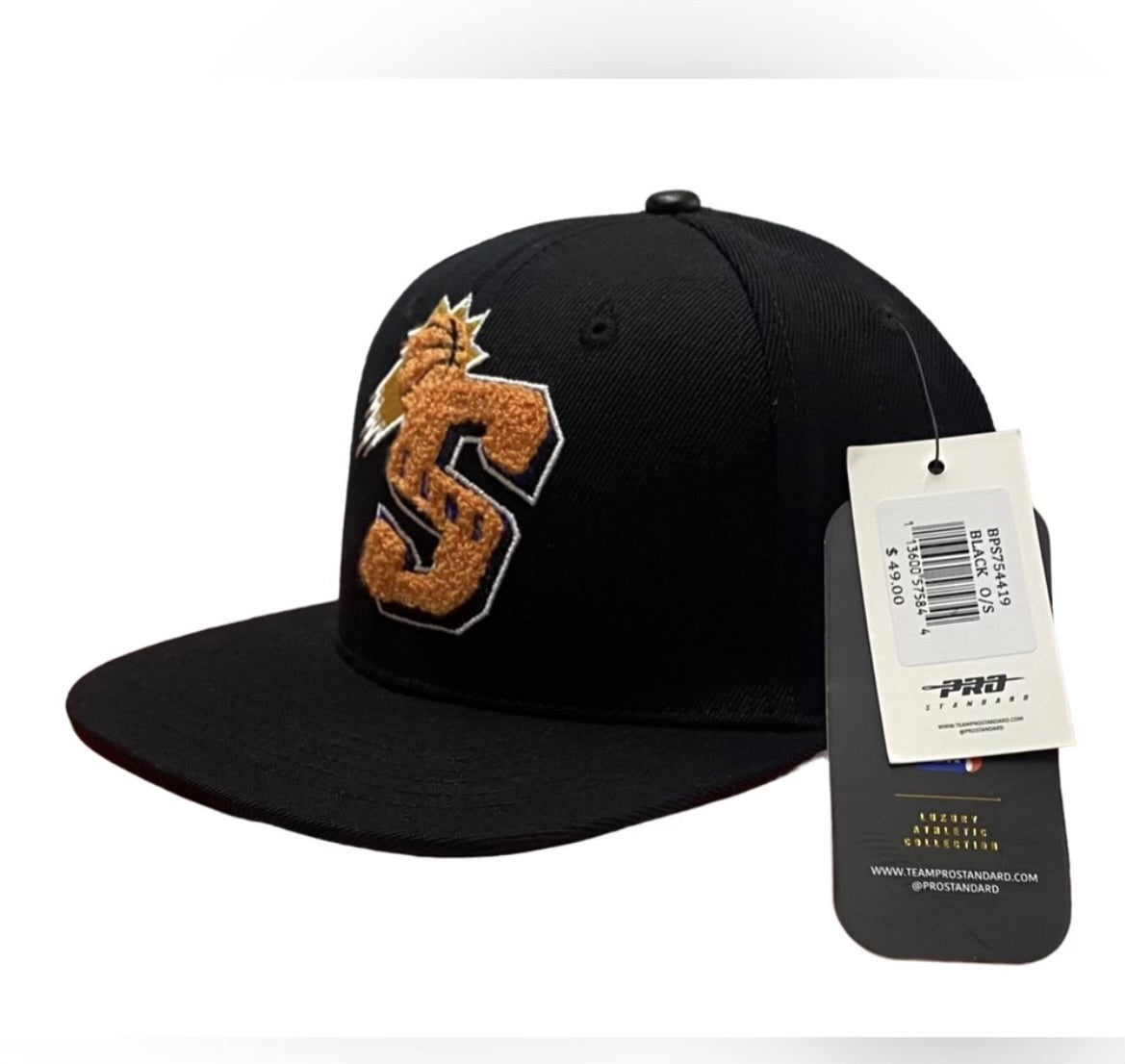 NBA Phoenix Suns Pro Standard Fur Logo SnapBack Hat