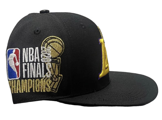Los Angeles Lakers 2020 Finals Champions Black SnapBack Hat