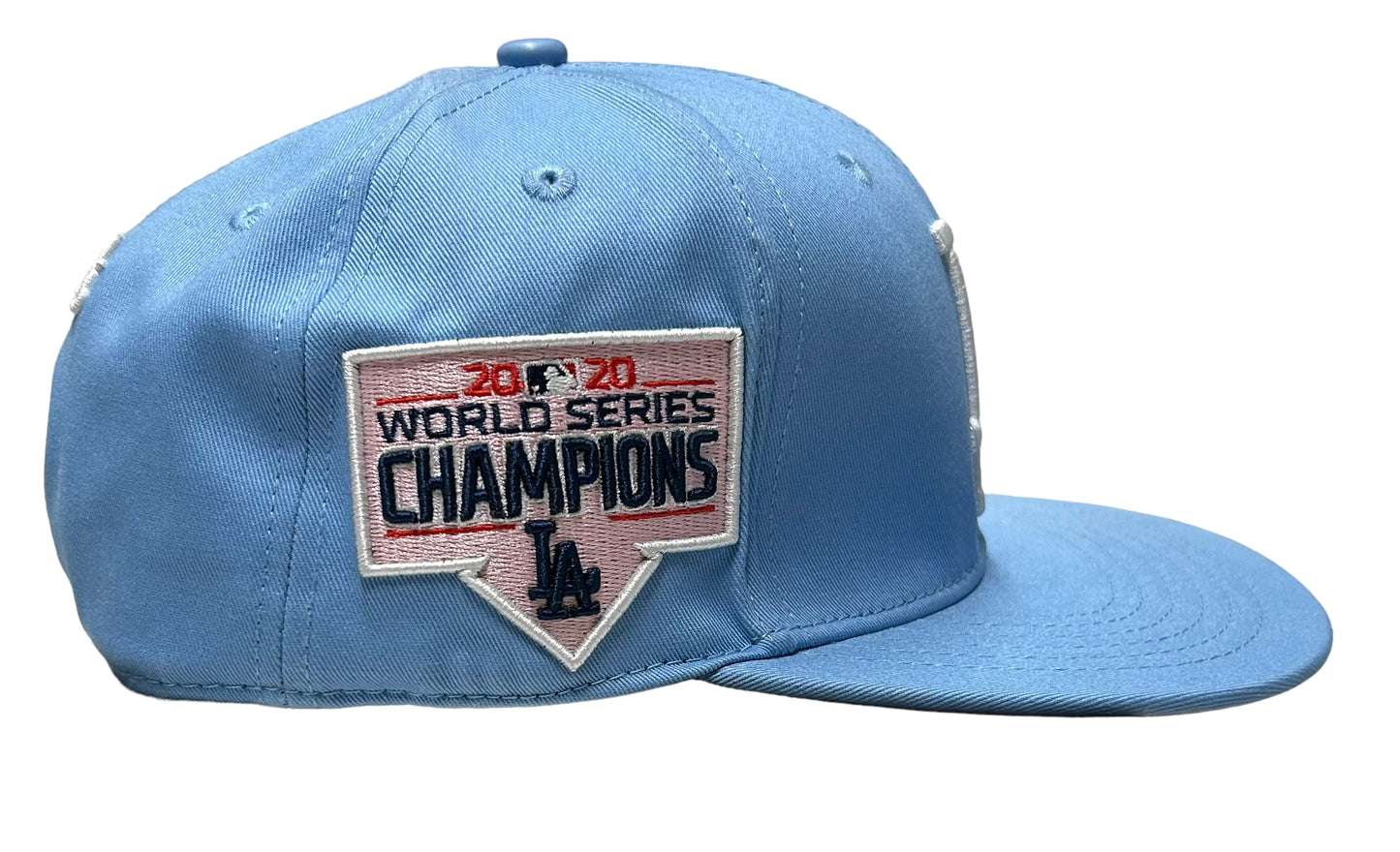 NEW Los Angeles Dodgers Baby Blue 2020 Champions Side Patch PRO STANDARD