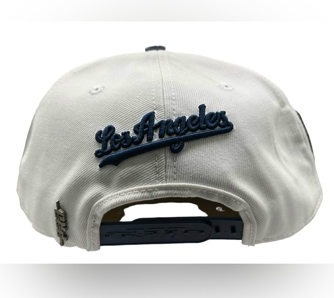 LA Dodgers Pro Standard 2 Tine SnapBack Hat 2020 Champs