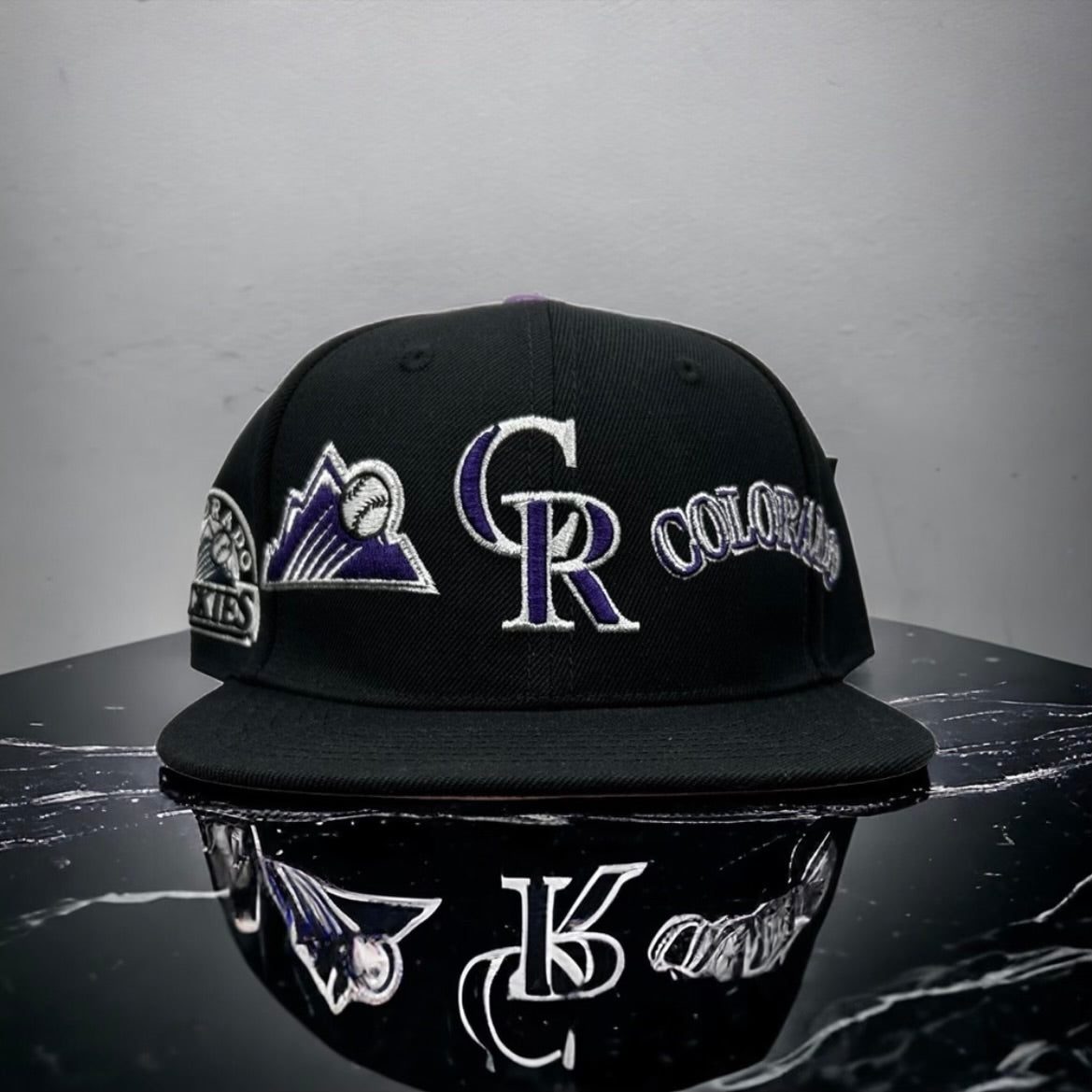 NEW Colorado Rockies Pro Standard SnapBack pink UV