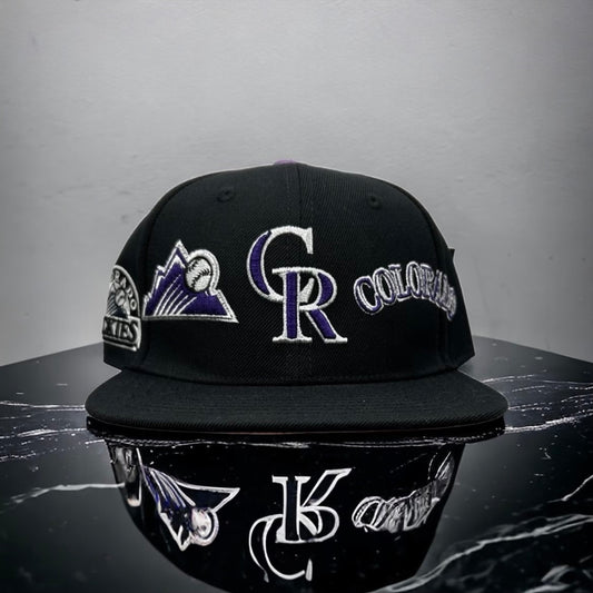 NEW Colorado Rockies Pro Standard SnapBack pink UV