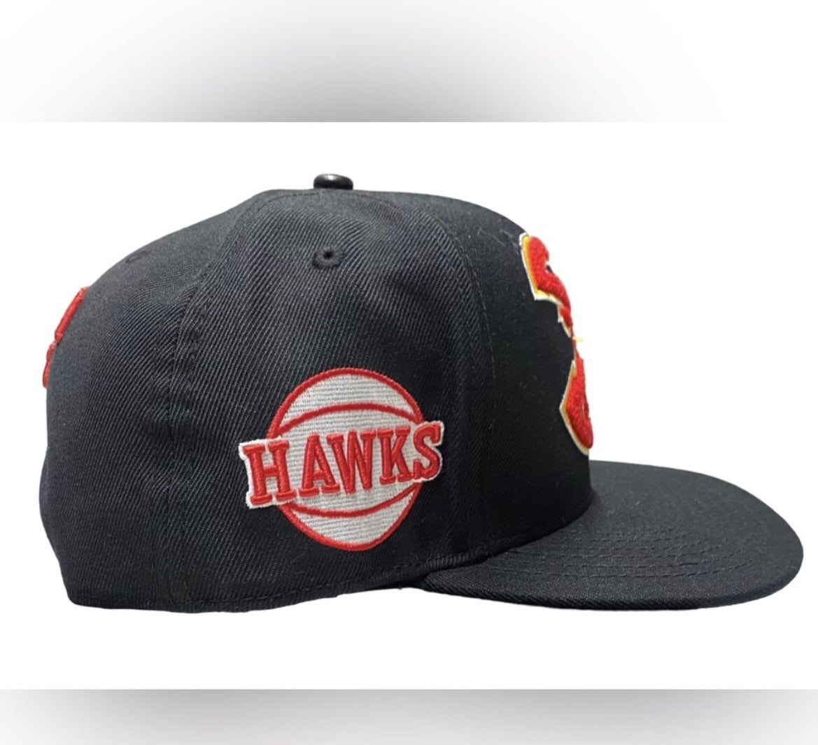 NBA Atlanta Hawks Pro Standard Fur Logo SnapBack Hat