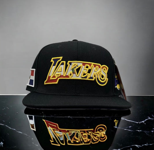 NBA Los Angeles Lakers Pro Standard Dominca Republica Snapback Hat