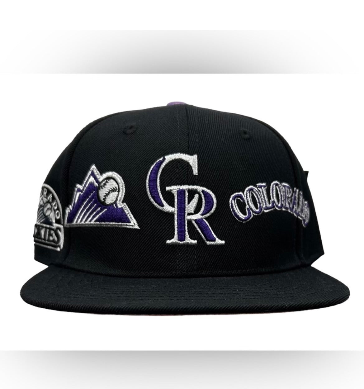 NEW Colorado Rockies Pro Standard SnapBack pink UV