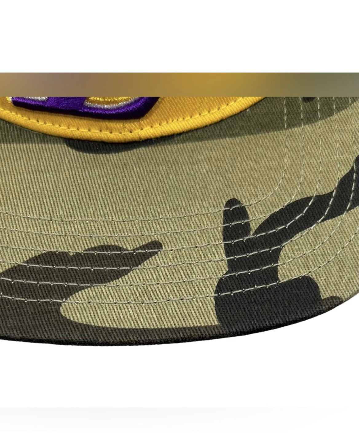 NBA Los Angeles Lakers Pro Standard 2 Tone Camo Brim