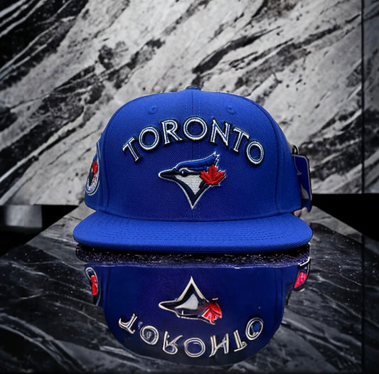 NEW Toronto Blue Jays PRO STANDARD SnapBack Hat Flat Brim Mens Adjustable Cap
