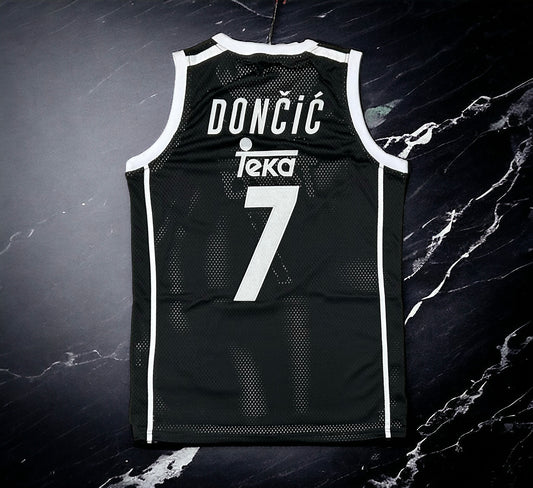 LUKA DONCIC Headgear Classic Real Madrid Teka Basketball Jersey