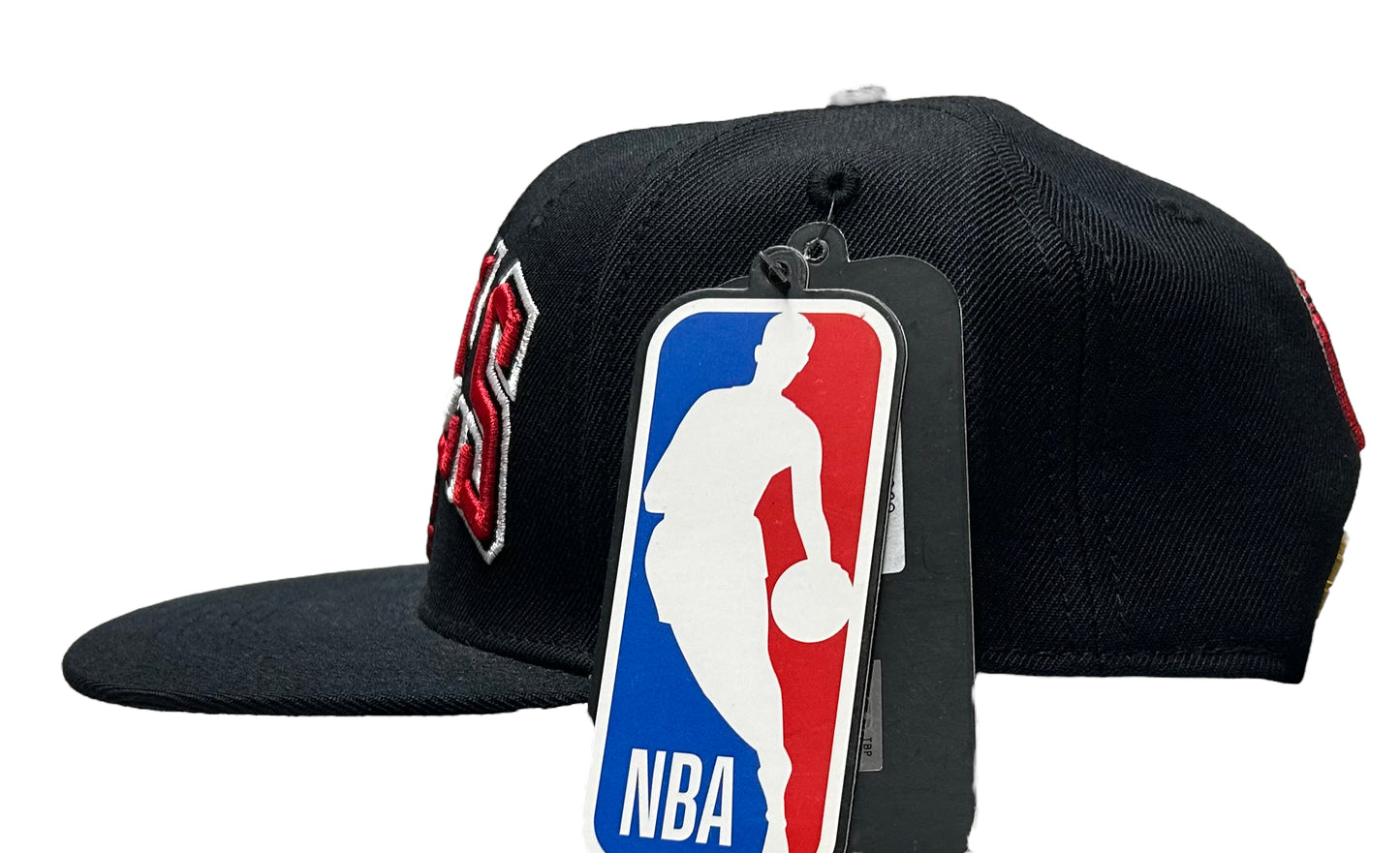 NEW Men's Pro Standard Black NBA Chicago Bulls Wordmark and Logo Snapback - OSFA