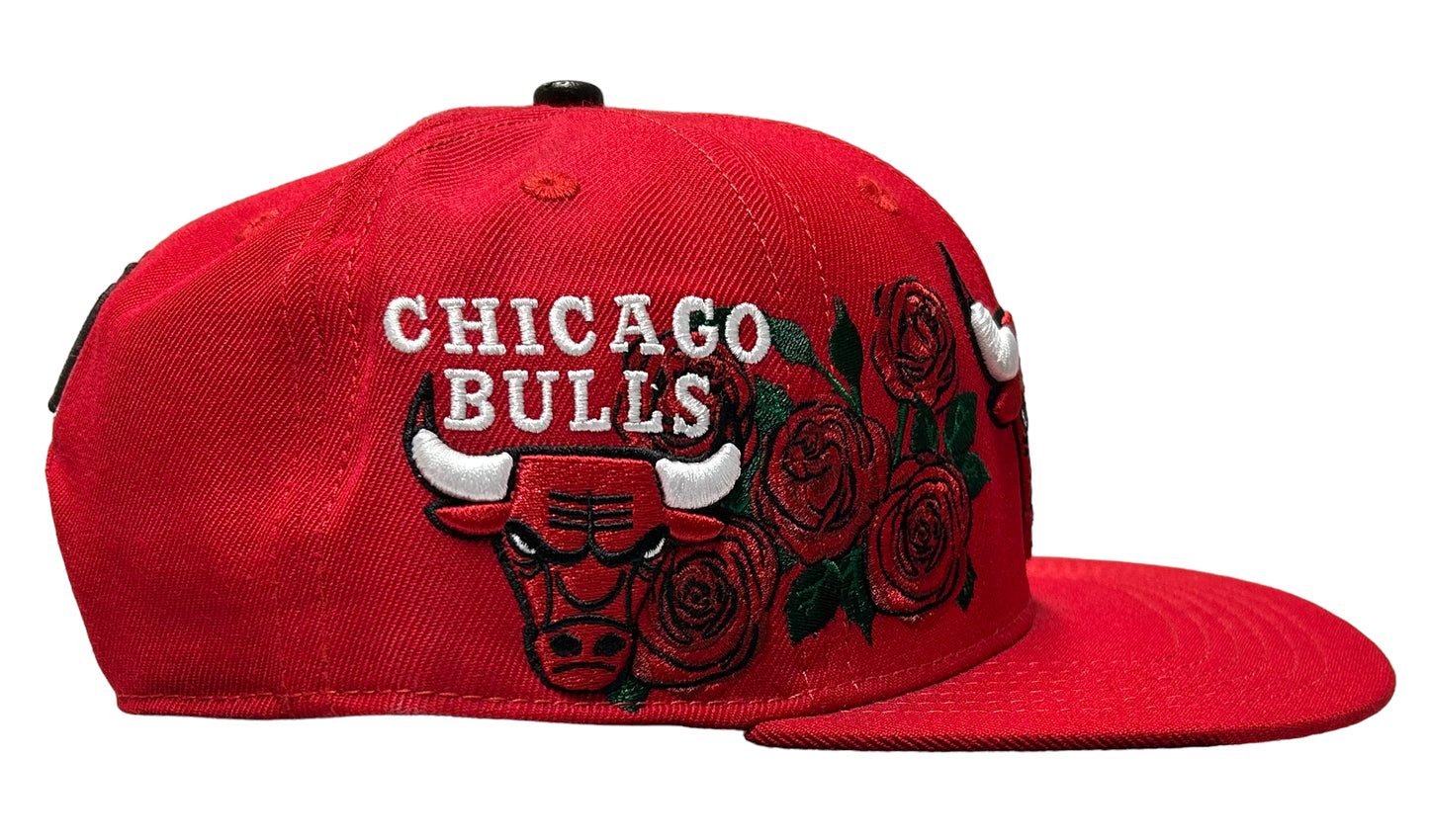 NEW Chicago Bulls PRO STANDARD Roses SnapBack Red Hat SnapBack Pink UV