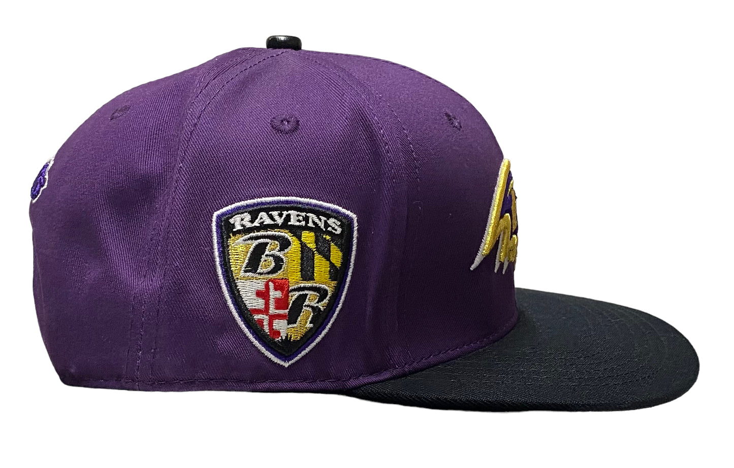 NEW Baltimore Ravens Pro Standard 2 Tone SnapBack Hat Purple