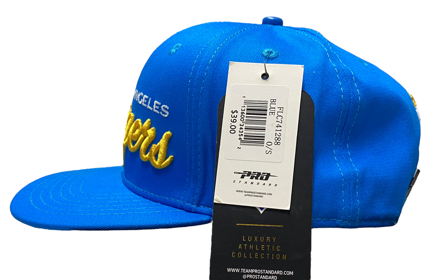 NEW Pro Standard Los Angeles Charger Script Wordmark Blue Snapback