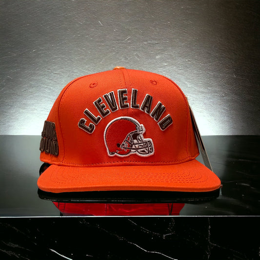 New Cleveland Browns Stacked Logo SnapBack Pro Standard  Dawg Pound