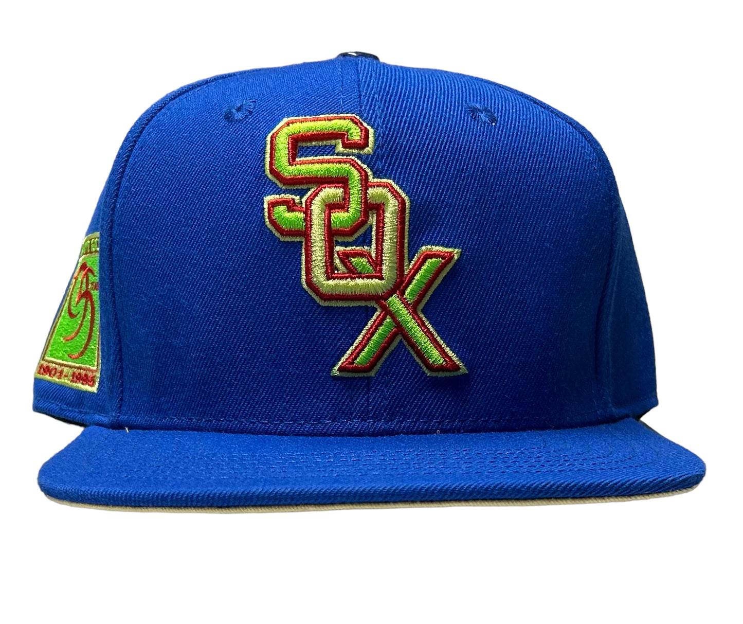 NEW Chicago White Sox PRO STANDARD 95th Anniversary Side Patch SnapBack Hat Blue