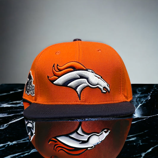 NEW Men's Pro Standard Orange/Navy Denver Broncos 2Tone Snapback Hat