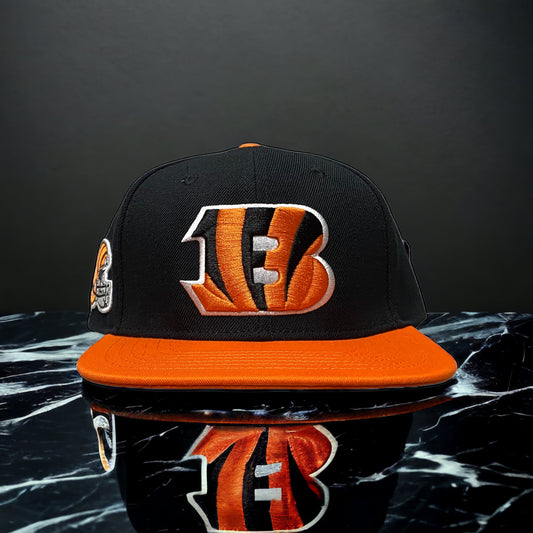 New Cincinnati Bengals 2 Tone SnapBack Big Logo Pro Standard Mens Adjustable Hat