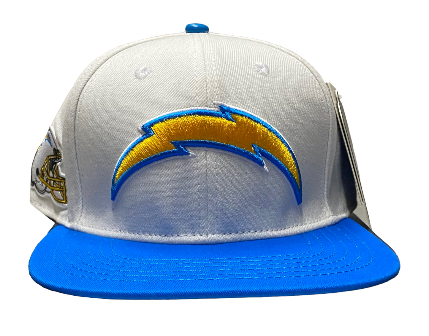 NEW PRO STANDARD SNAPBACK - LA CHARGERS  White 2 Tone Big Bolt