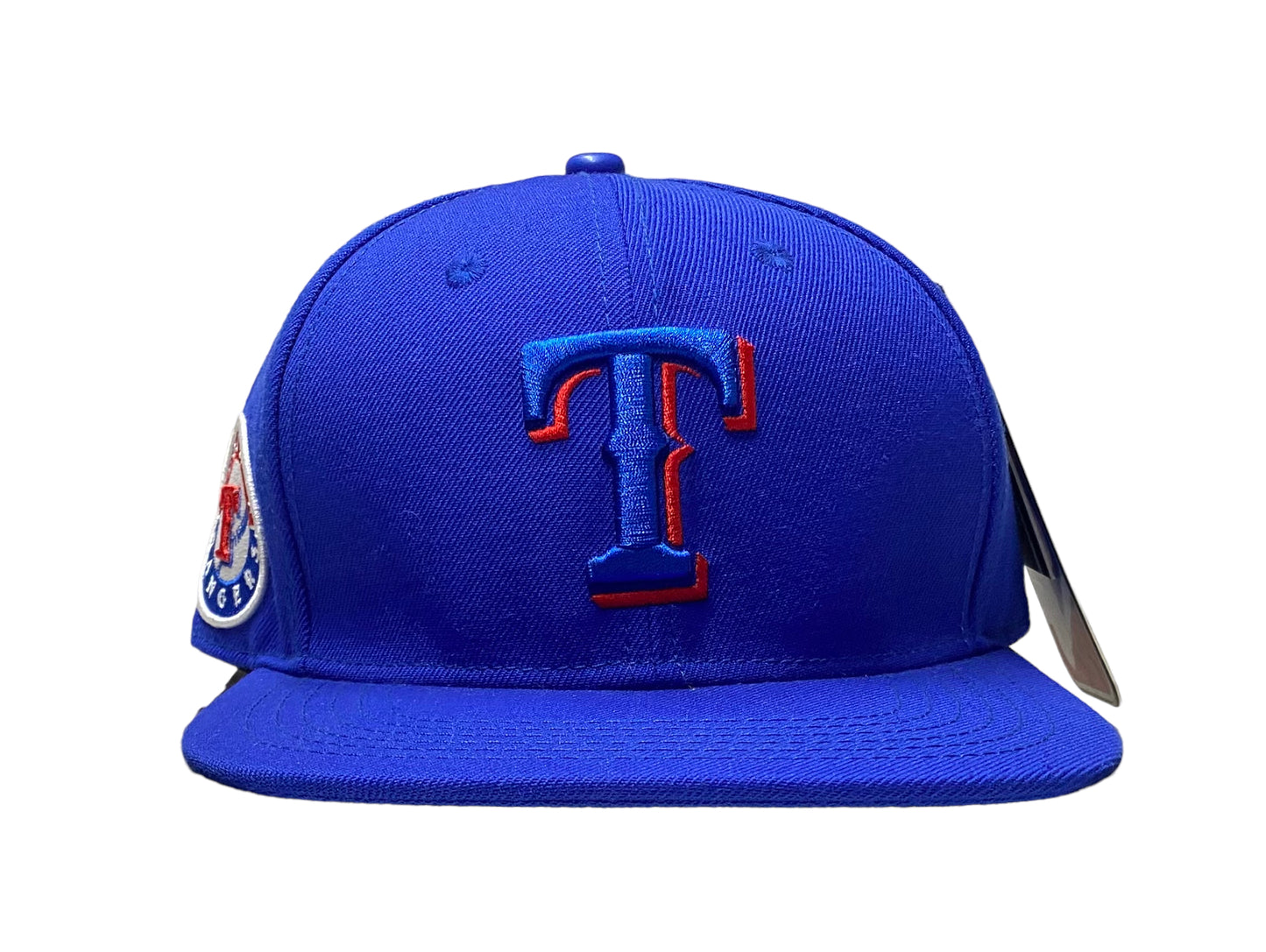 New Texas Rangers  Big Logo SnapBack Pro Standard Blue