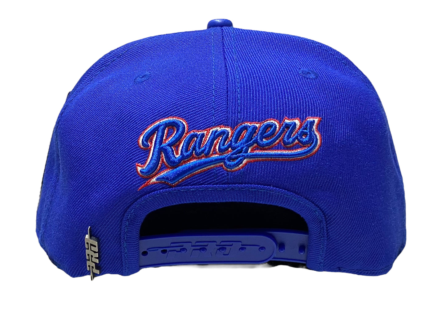 New Texas Rangers  Big Logo SnapBack Pro Standard Blue