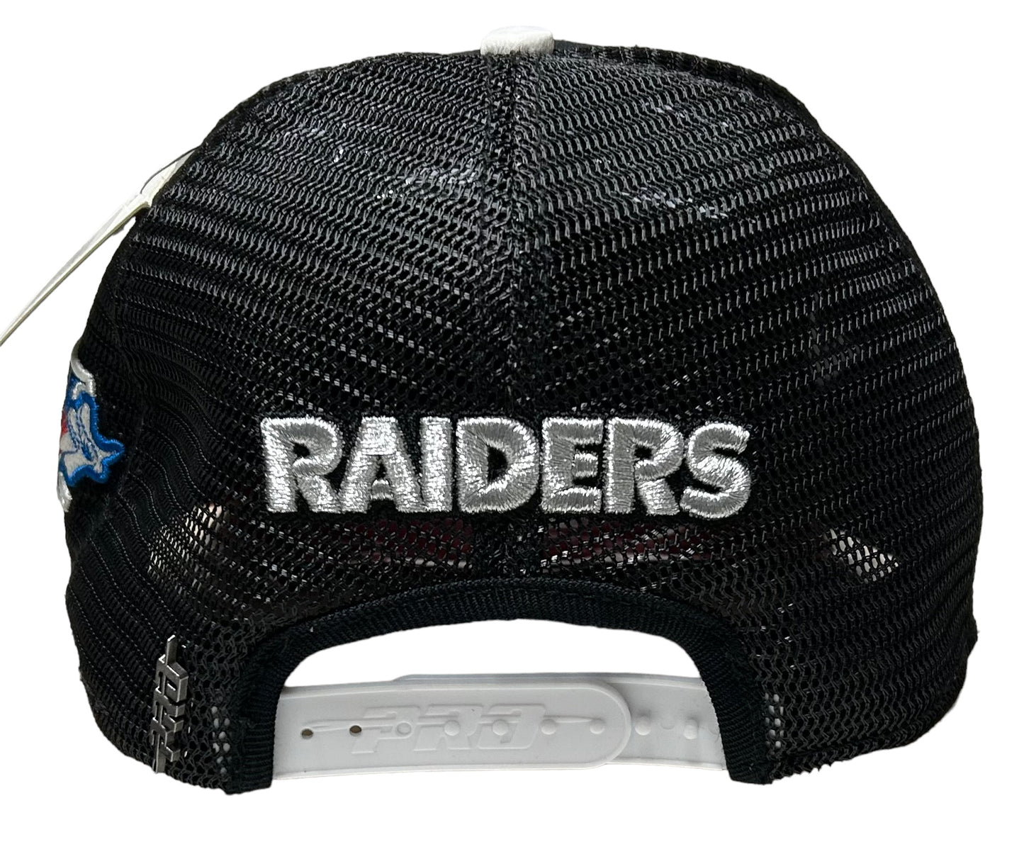 NEW Las Vegas Raiders PRO STANDARD Trucker Black SnapBack Curved Brim Red UV