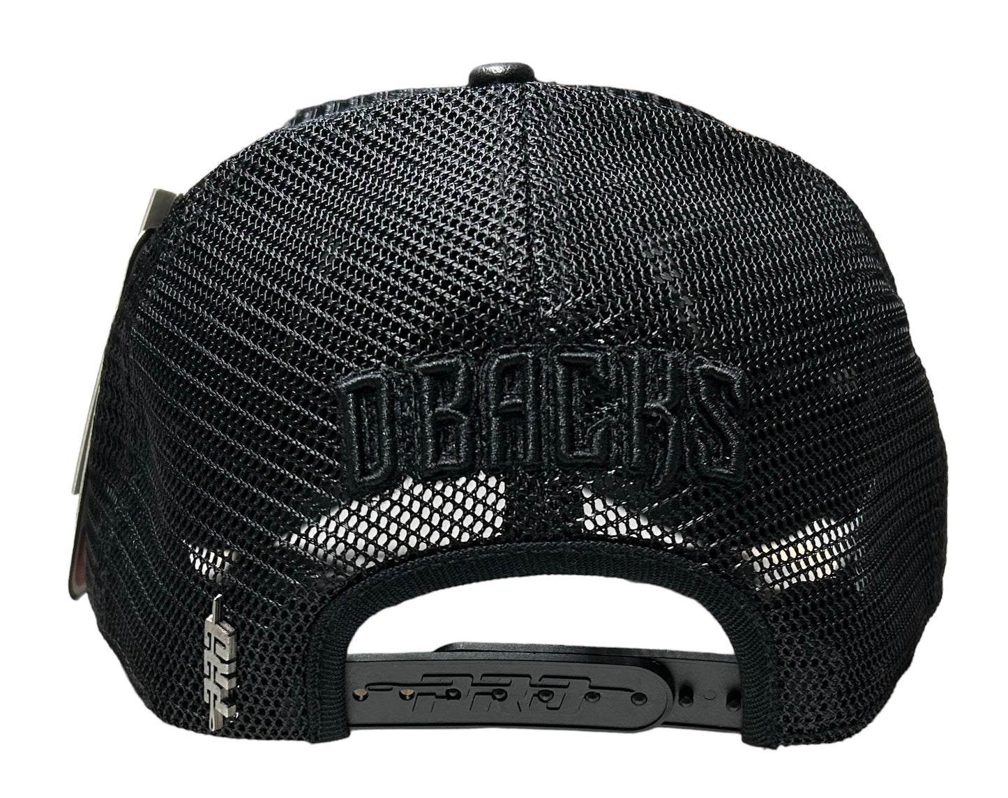 New Arizona Diamondbacks  PRO STANDARD Trucker SnapBack Hat Triple Black Curved